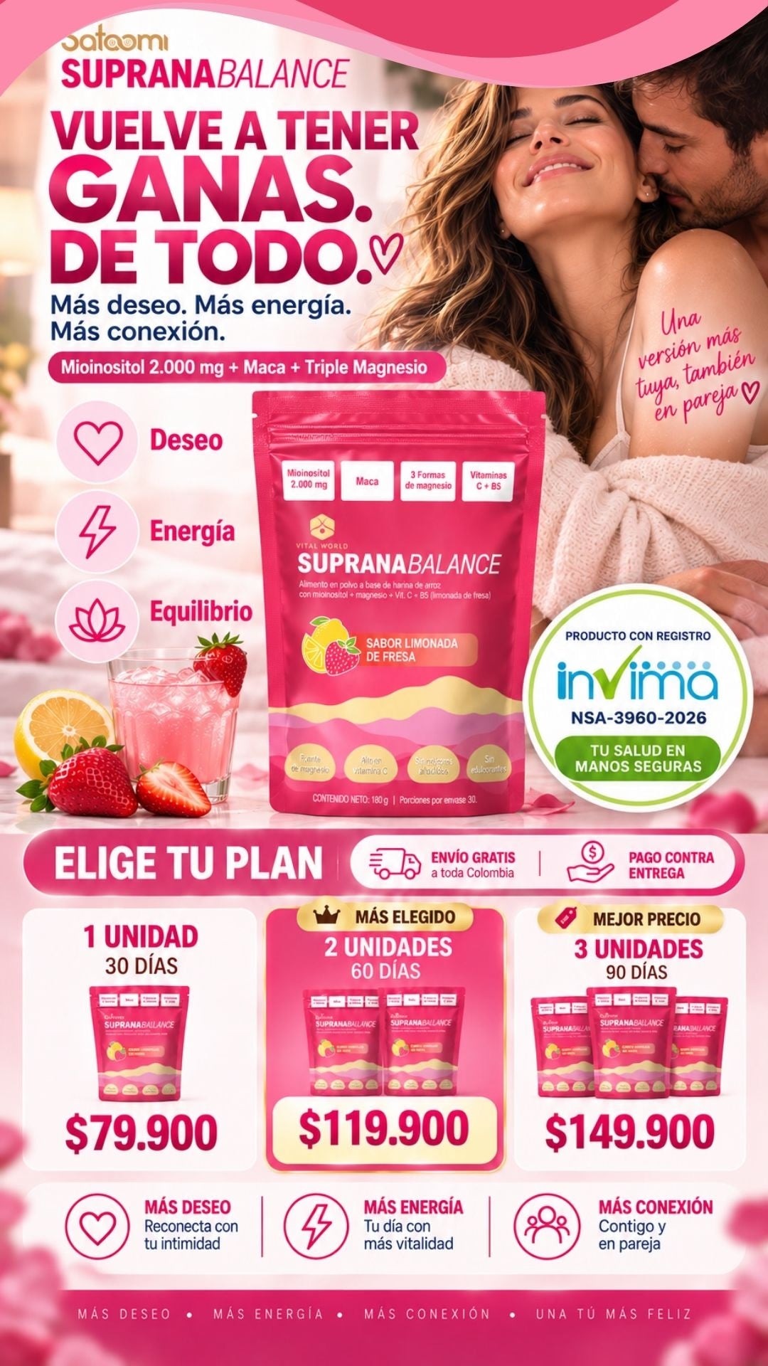 SUPRANA: Regularidad, energía y ganas