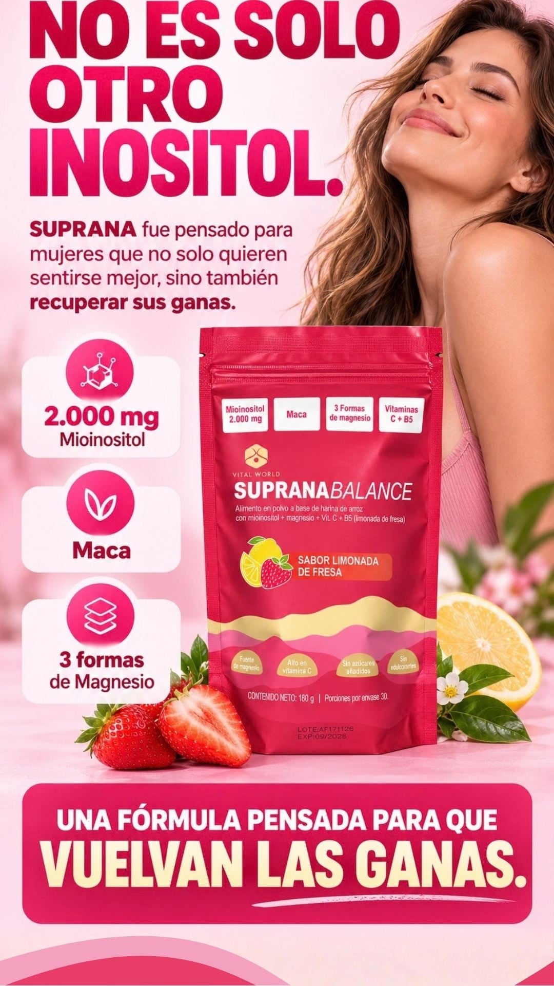 SUPRANA: Regularidad, energía y ganas