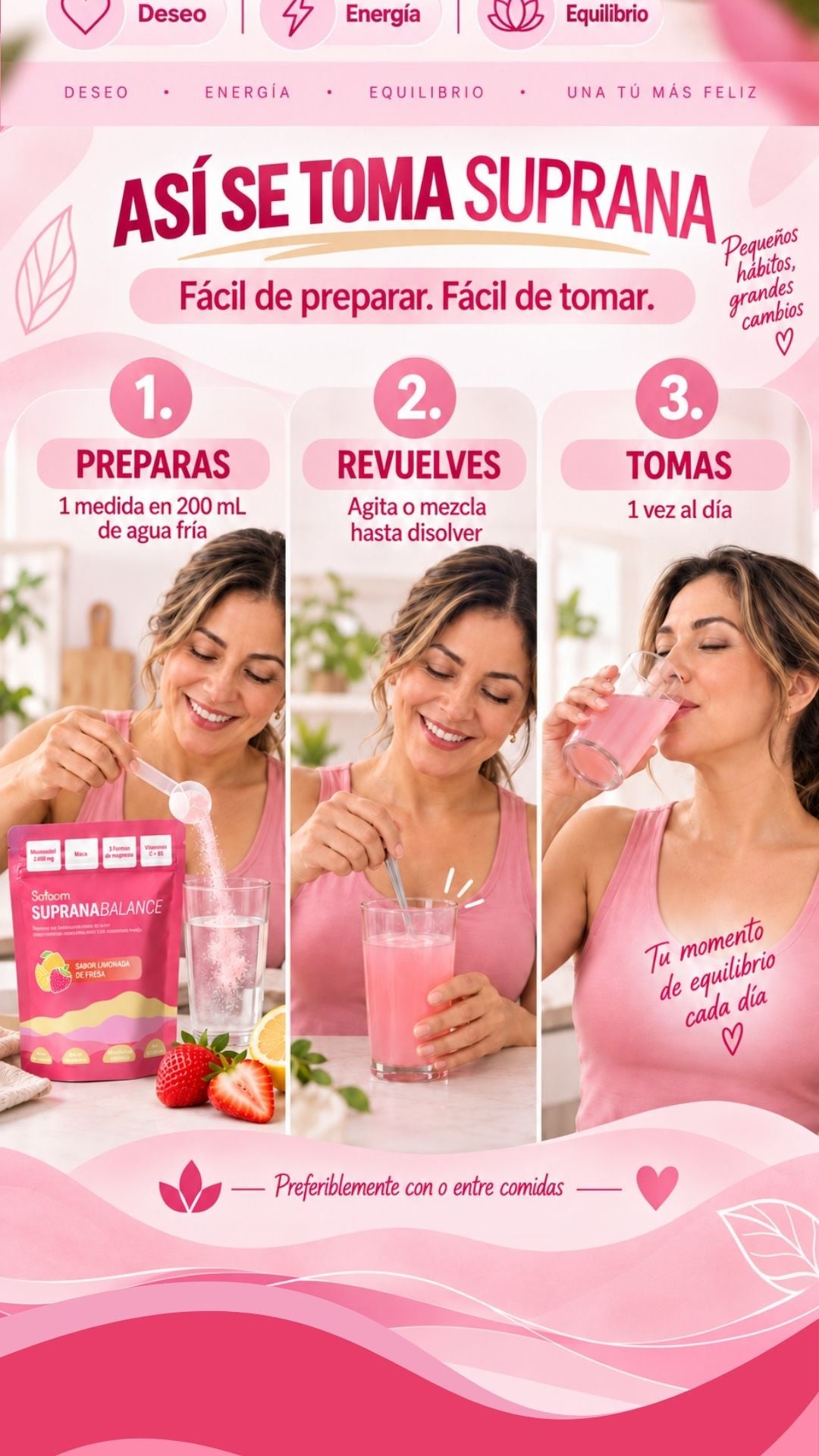 SUPRANA: Regularidad, energía y ganas